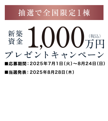建売資金プレゼント